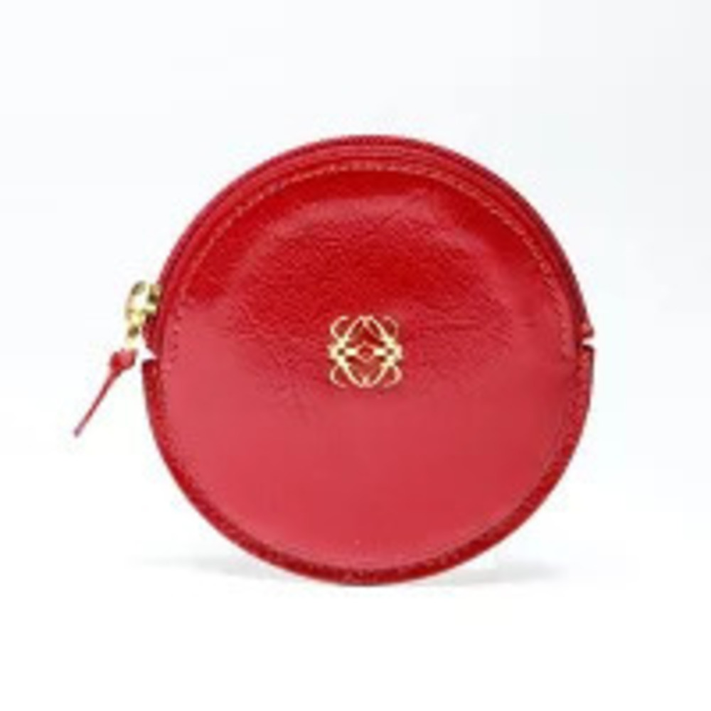 Loewe Anagram coin case Wallet Red